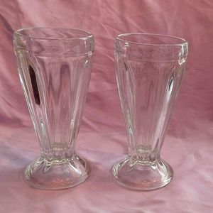 Set of 2 rootbeer float glasses